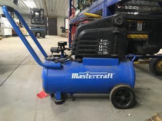 Mastercraft Air Compressor 1.5 HP 8 Gallons.