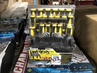 Titan 70 Piece Screwdriver Set.