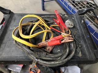 Lot of (2) Booster Cables.