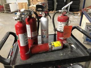 Lot of (5) Fire Extinguishers.