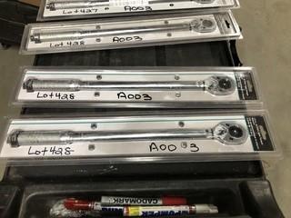 Lot of (3) Torque Wrench 1/2".