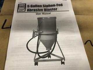 Siphon Fed Abrasive Blaster 5 Gallon.