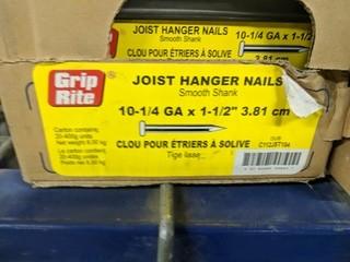 Lot of (6) Joist Hanger Nails 10 1/4" Gauge.