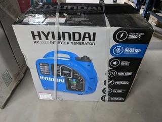 Hyundai 2000W Inverter Generator HY2000s.