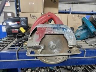 Milwaukee 7 1/4"Corded Circular Saw.