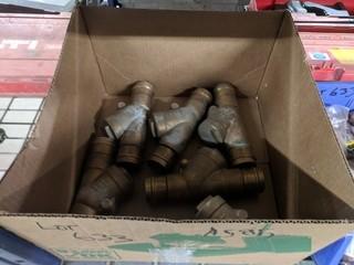 Lot of Assorted Copper Pipe Couplings.