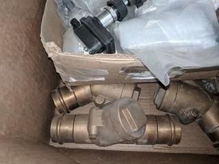 Lot of Assorted Copper Pipe Couplers Etc.