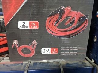 Lot of (2) Ultra Performance Booster Cables.