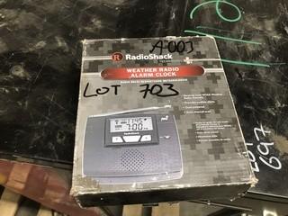 Radio Shack Weather Radio/Alarm Clock.