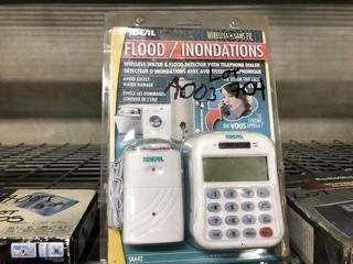 Lot of (2) Wireless Water and Flood Detector.