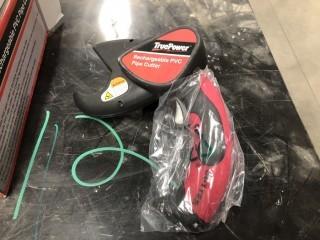 Tru Power Rechargeable PVC Pipe Cutter.