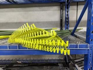 Lot of (7) 15" Plastic Rakes.