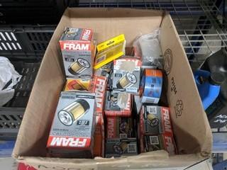 Lot of Assorted Fram Automotive Oil Filters.