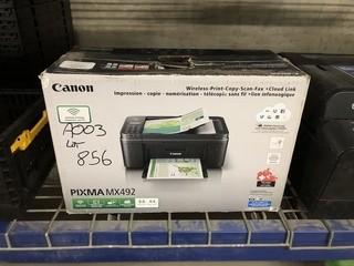 Canon PIMA MX492 Wireless Printer.