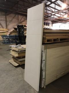 Selling Off Site: Lot of (5) Melrose Solid Core Doors 80" x 28" x 1 3/8".