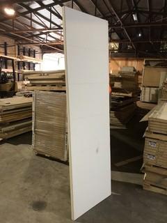 Selling Off Site: Lot of (4) Melrose Solid Core Doors 80" x 36" x 1 3/8".