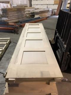 Selling Off Site: Lot of (3) Panel Shaker Doors Solid Core 96" x 30" x 1 3/8".