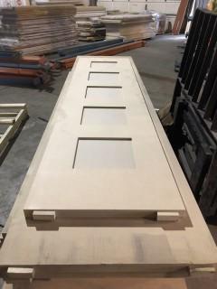 Selling Off Site: Lot of (3) Panel Shaker Doors Solid Core 84" x 32" x 1 3/8".