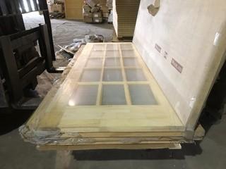 Selling Off Site: Lot of (5) Miscellaneous French Doors Various Sizes.