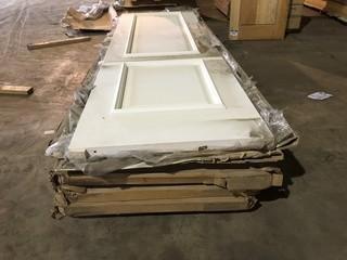 Selling Off Site: Lot of (6) Stat Panel Doors Various Sizes.