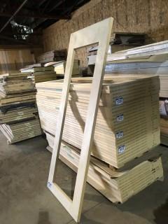 Selling Off Site: Lot of (5) Smoothed Maple Rim Doors 80" x 30" x 1 3/8".