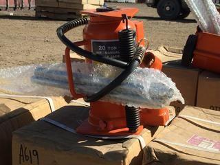 20 Ton Pneumatic Over Hydraulic Bottle Jack.