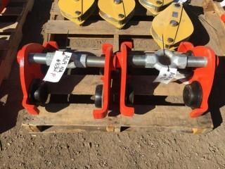 Lot of (2) I Beam Hoist Trolley Max Weight 5000 Kg (PT50-3).