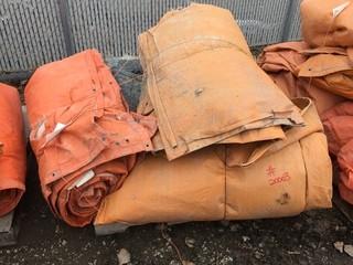 Lot of (4) Insulated Tarps.