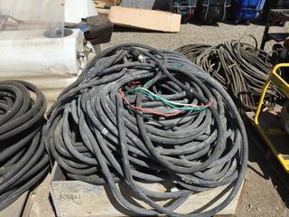 Lot of Assorted Three Conductor High Voltage Extension Cords.