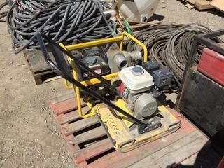 Wacker VPG165A Gas 5.5HP Plate Tamper.