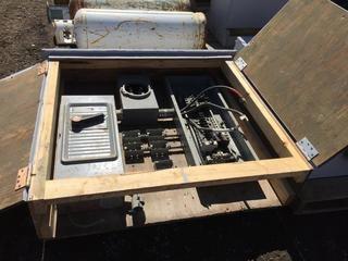 Wood Electrical Breaker Box.