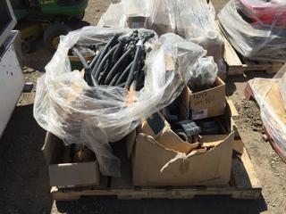 Lot of Assorted Irrigation Couplers, Hoses and Sprinkler Heads.