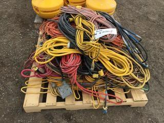 Lot of Mixed Extension Cords.