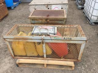 Lot of (2) Metal Fuel Cages.