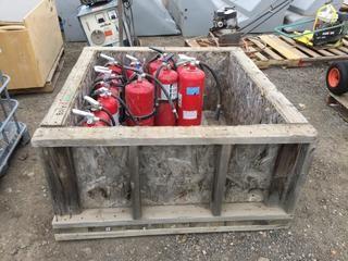 Lot of Assorted Fire Extinguishers.