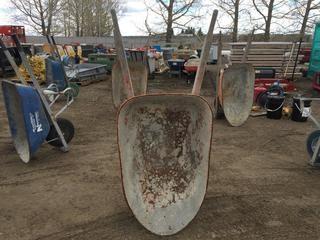 (2) Wheelbarrows.