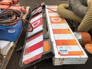 Lot of (2) Wide Load "D" Truck Signs.