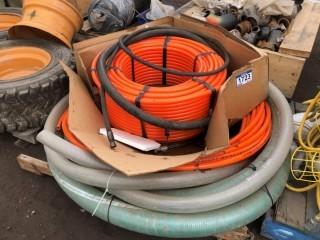 Lot of Assorted 1" - 3" Fuel & Water Transfer Hose Line.