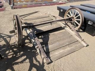 Antique Horse Drawn Utility Cart.