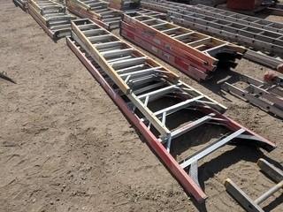 Lot of (1) 12', (1) 18' & (1) 6' Step Ladders.