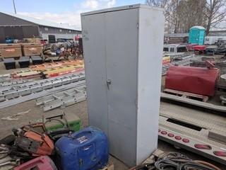 36"x18"x72" Metal 2 Door Storage Cabinet.