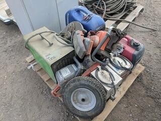 Lot of Misc. Inverter Generators, Space Heaters & Gas Powered Quick-Saws.