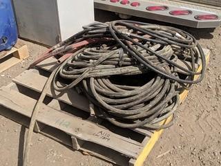 Lot of Assorted Lengths of 1/2" Pneumatic & Hydraulic Line.