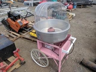 Econo Floss Model 3017 Candy Floss Maker w/Cart.