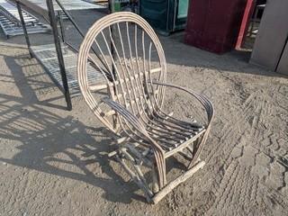 Custom Made Tree Branch Lounge Chair.