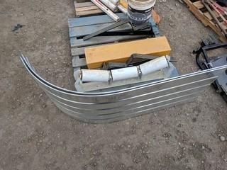 Lot of (2) Highway Truck Fenders, Wire Tightener, Roller, Etc.