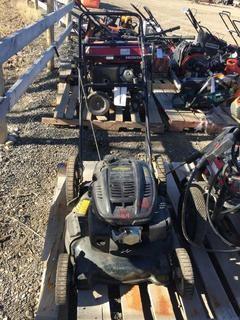 Yardworks Mower & Honda GCX 190 Pressure Washer.