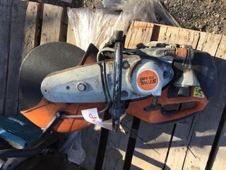 (2) Stihl TS420 Saws & Makita EK7651H Saw.