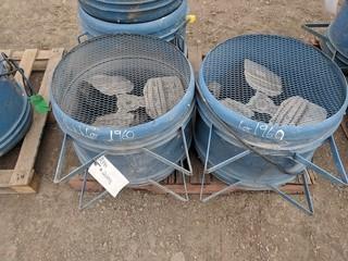 Lot of (2) Sureflame Fans 28".