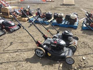 Lot of (2) Craftsman Gold and Remington R Lawn Mowers (Requires Repair).